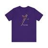 Trust God Wooden Cross Inspirational Christian Graphic Tee - Encore2woTeam PurpleS