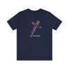Trust God Wooden Cross Inspirational Christian Graphic Tee - Encore2woNavyS