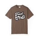 Trust in God Comfort Colors 1717 Christian Graphic Tee Vintage Faith Shirt - Encore2woRedS