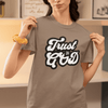 Trust in God Comfort Colors 1717 Christian Graphic Tee Vintage Faith Shirt - Encore2woEspressoS