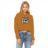 Trust in God Cropped Raw Edge Hoodie Womens Christian Sweatshirt - Encore2woOrangeXS