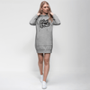 Trust in God Hoodie Dress Christian Casual Womens Apparel - Encore2woLight GreyXS