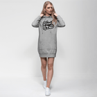 Trust in God Hoodie Dress Christian Casual Womens Apparel - Encore2woLight GreyXS