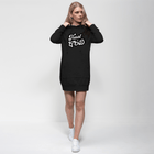 Trust in God Hoodie Dress Christian Casual Womens Apparel - Encore2woBlackXS