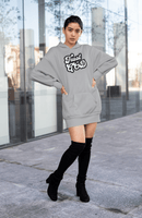 Trust in God Hoodie Dress Christian Casual Womens Apparel - Encore2woLight GreyXS