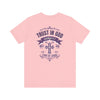 Trust in God Jeremiah 17:7 Christian Graphic Tee Faith Inspired Shirt - Encore2woPinkS
