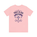 Trust in God Jeremiah 17:7 Christian Graphic Tee Faith Inspired Shirt - Encore2woPinkS