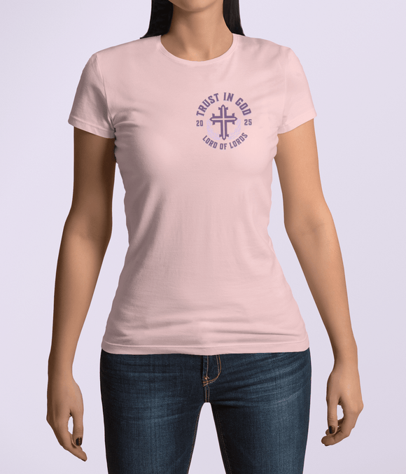 Trust in God Jeremiah 17:7 Christian Graphic Tee Faith Inspired Shirt - Encore2woWhiteS