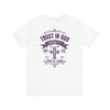 Trust in God Jeremiah 17:7 Christian Graphic Tee Faith Inspired Shirt - Encore2woWhiteS