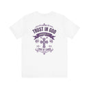 Trust in God Jeremiah 17:7 Christian Graphic Tee Faith Inspired Shirt - Encore2woWhiteS