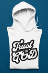 Trust in God Retro Hoodie Vintage Christian Faith Sweatshirt - Encore2woWhiteS