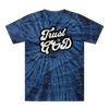 Trust in God Tonal Spider Tie Dye Christian Graphic Tee - Encore2woNavyUnisexS