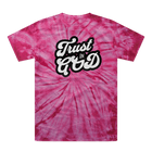 Trust in God Tonal Spider Tie Dye Christian Graphic Tee - Encore2woPinkUnisexS