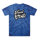 Trust in God Tonal Spider Tie Dye Christian Graphic Tee - Encore2woBlueUnisexS