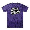 Trust in God Tonal Spider Tie Dye Christian Graphic Tee - Encore2woPurpleUnisexS