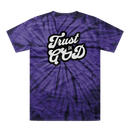 Trust in God Tonal Spider Tie Dye Christian Graphic Tee - Encore2woPurpleUnisexS