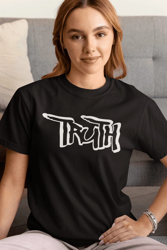 Truth Bella Canvas 3001 Graphic Tee Bold Faith Streetwear Shirt - Encore2woBlackXS