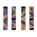 Unique Tie - Dye Pattern Mismatched Socks Trendy Colorful Footwear - Encore2woM