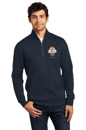 Unisex V.I.T. Fleece Quarter Zip Sweatshirt New Navy - Encore2woS
