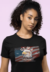 U.S. Freedom Eagle Proverbs 14:34 Patriotic Christian Graphic Tee - Encore2woBlackS