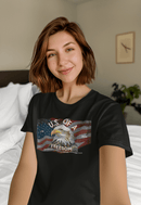 U.S. Freedom Eagle Proverbs 14:34 Patriotic Christian Graphic Tee - Encore2woArmyS