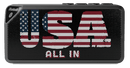 USA All In Bluetooth Speaker - Patriotic Portable Sound - Encore2wo4.25" x 2.25"Black