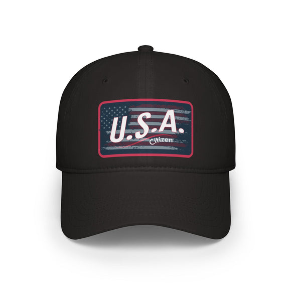 USA Citizen Low Profile Baseball Cap - Encore2woBlackOne size