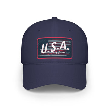 USA Citizen Low Profile Baseball Cap - Encore2woDark NavyOne size