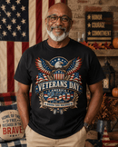 Veterans Day America 250 T-Shirt for Veterans and Patriotic Families - Encore2woBlackS