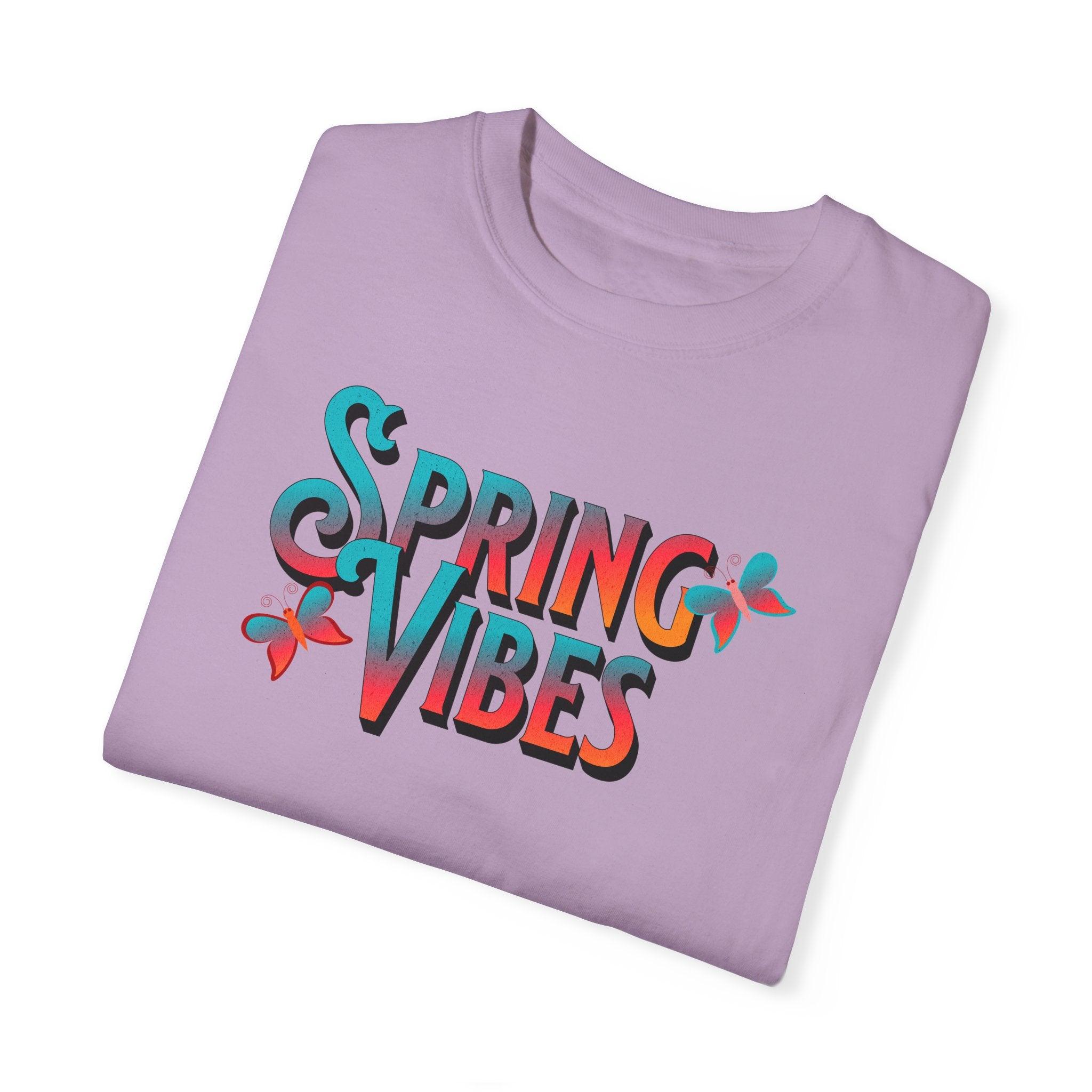 Vintage Spring Vibes Comfort Colors T - Shirt, Garment - Dyed - Encore2woOrchidS