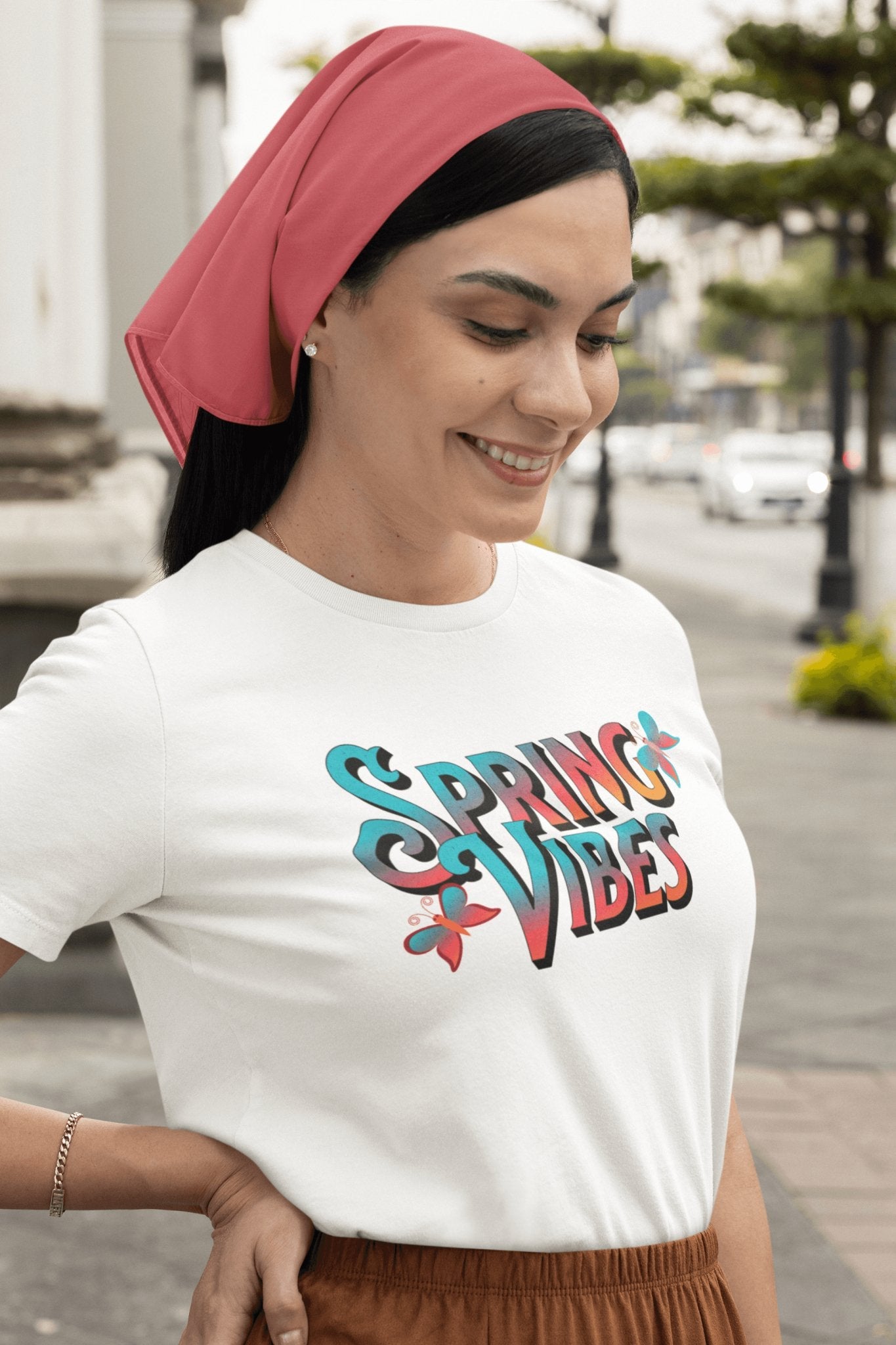 Vintage Spring Vibes Comfort Colors T-Shirt, Garment - Dyed - Encore2woFlo BlueM