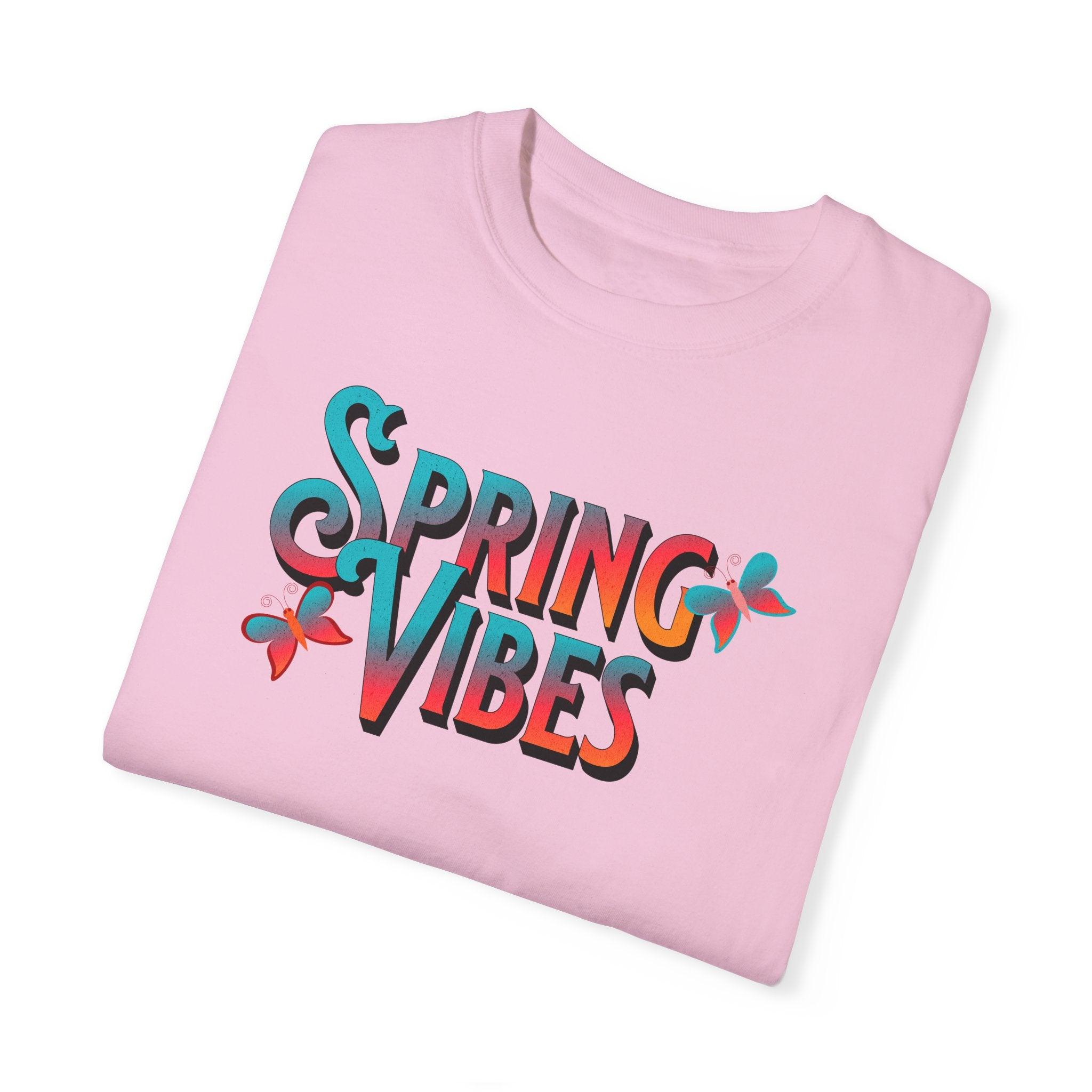 Vintage Spring Vibes Comfort Colors T - Shirt, Garment - Dyed - Encore2woBlossomS