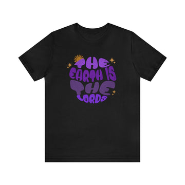 Vintage 'The Earth is the Lord's' Circular Unisex T-Shirt - Encore2woBlackS
