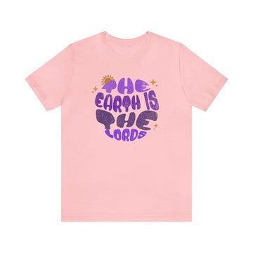 Vintage 'The Earth is the Lord's' Circular Unisex T-Shirt - Encore2woPinkS
