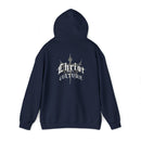 Vintage Y2K 'Christ Over Culture' Streetwear Hoodie Unisex Heavy Blend - Encore2woNavyS