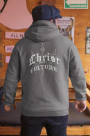 Vintage Y2K 'Christ Over Culture' Streetwear Hoodie Unisex Heavy Blend - Encore2woCharcoalS