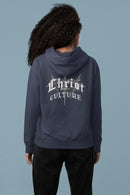 Vintage Y2K 'Christ Over Culture' Unisex Streetwear Hoodie - Encore2woCharcoalS