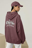Vintage Y2K 'Christ Over Culture' Unisex Streetwear Hoodie - Encore2woBlackS