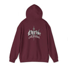 Vintage Y2K 'Christ Over Culture' Unisex Streetwear Hoodie - Encore2woMaroonS