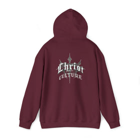 Vintage Y2K 'Christ Over Culture' Unisex Streetwear Hoodie - Encore2woMaroonS