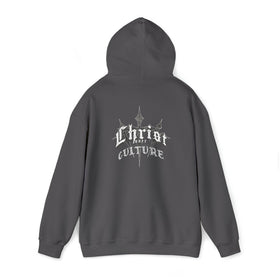 Vintage Y2K 'Christ Over Culture' Unisex Streetwear Hoodie - Encore2woCharcoalS