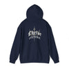 Vintage Y2K 'Christ Over Culture' Unisex Streetwear Hoodie - Encore2woNavyS