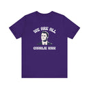 We Are All Charlie Kirk Pop Art Graphic Tee Statement Shirt - Encore2woTeam PurpleS