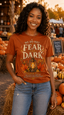We Do Not Fear the Dark Psalm 27:1 Christian Halloween Tee - Encore2woAutumnS