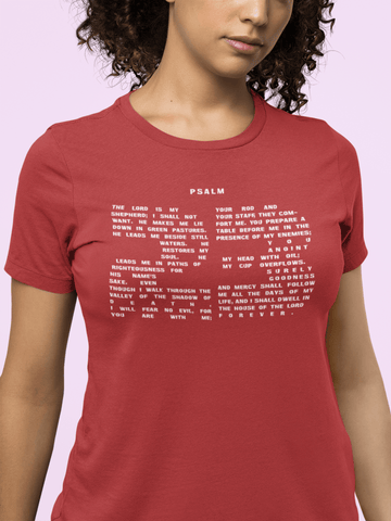 Wear Psalm 23 with Confidence – “The Lord Is My Shepherd” T-Shirt - Encore2woRedS