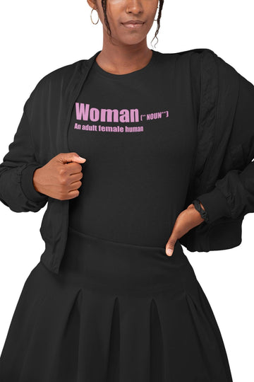 Woman Definition Unisex Tee - Proud and Clear - Encore2woBlackL