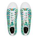 Women's Cute Summer Fruits High Top Sneakers, Fruit Pattern Shoes Fun and Playful Sneakers - Encore2woUS 5.5Black sole