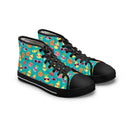 Women's Cute Summer Fruits High Top Sneakers, Fruit Pattern Shoes Fun and Playful Sneakers - Encore2woUS 5.5Black sole