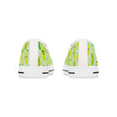 Women's Happy Pickle Pattern Low Top Sneakers Fun Quirky Shoes - Encore2woUS 5.5White sole