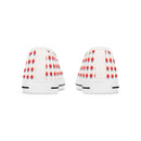 Women's Retro Heart Pattern Low Top Sneakers - Encore2woUS 5.5White sole